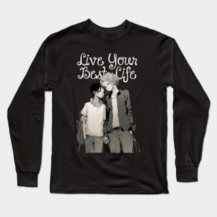 Embracing Love: Celebrating Pride Month and Living Your Best Life on a Dark Background Long Sleeve T-Shirt
